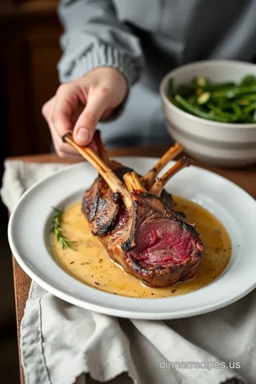 Herb-Crusted Rack of Lamb with Garlic &amp Rosemary steps