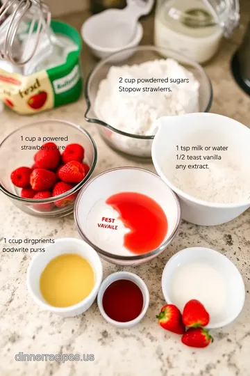 Quick Strawberry Glazed Treats ingredients