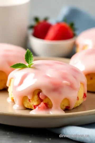 Quick Strawberry Glazed Treats presentation