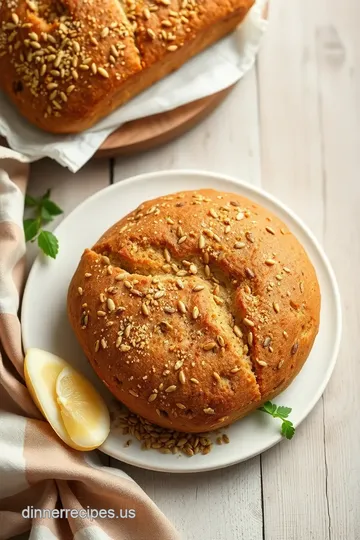 Golden Sunflower Seed Bread: A Delightfully Nutty Loaf ingredients