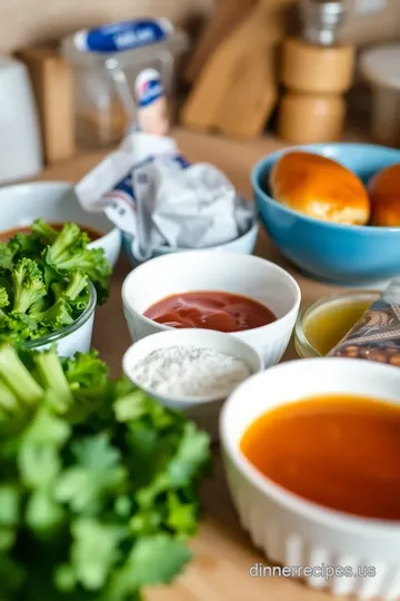 American Ranch BBQ Chicken Sliders ingredients