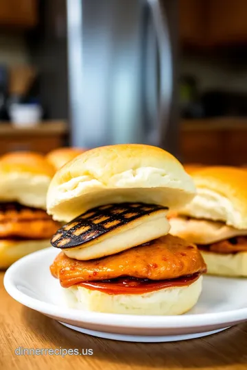 American Ranch BBQ Chicken Sliders steps