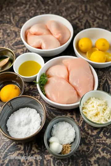 Zesty Lemon Grilled Chicken Delight ingredients