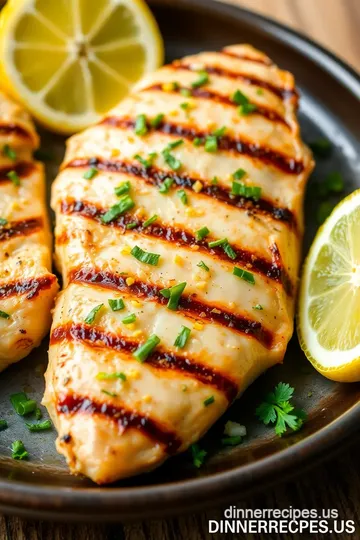 Zesty Lemon Grilled Chicken Delight presentation