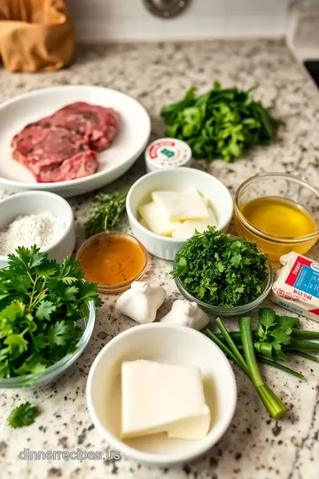 Flemings Tulsa Inspired Grilled Filet Mignon with Garlic Herb Butter ingredients