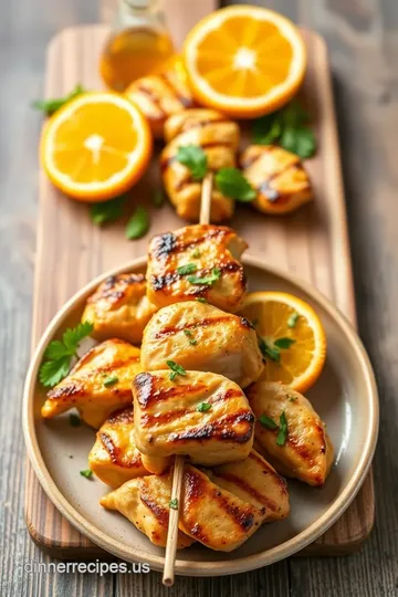 Grilled Chicken Skewers with Zesty Orange steps
