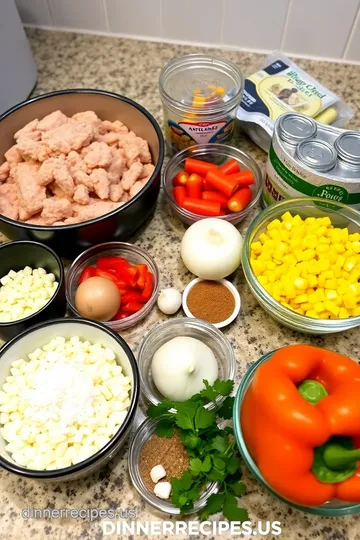 Ground Chicken Mexican Corn Recipe ingredients