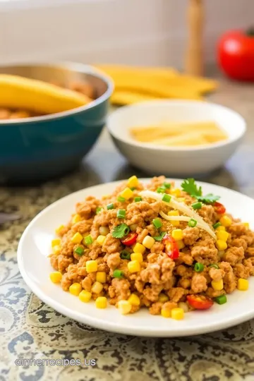 Ground Chicken Mexican Corn Recipe steps
