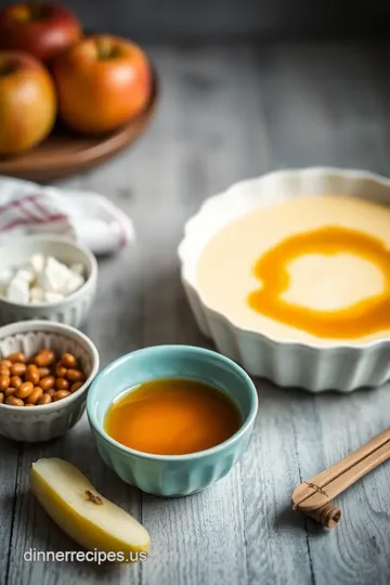 My Favorite Bake Caramel Apple Cheesecake Delight ingredients