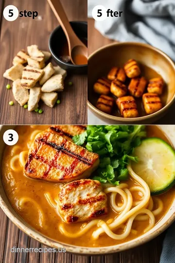 Grilled Chicken Miso Ramen Delight steps