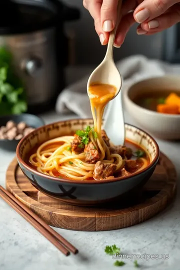 Savory Slow Cooker Beef Noodle Soup Delight steps