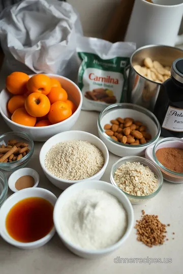 Heavenly Persimmon Oatmeal Bars ingredients