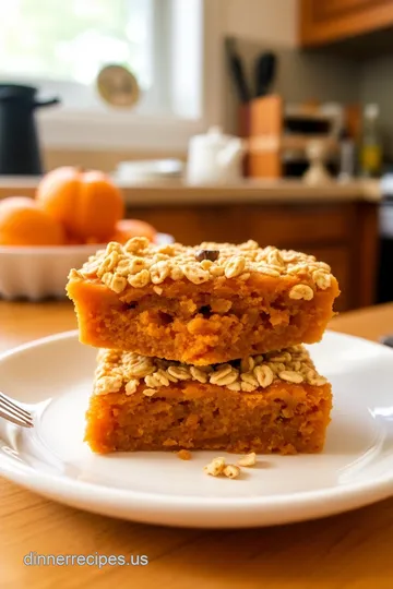 Heavenly Persimmon Oatmeal Bars steps
