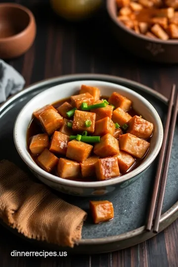 Instant Pot Chinese Braised Pork Belly (红烧肉) presentation