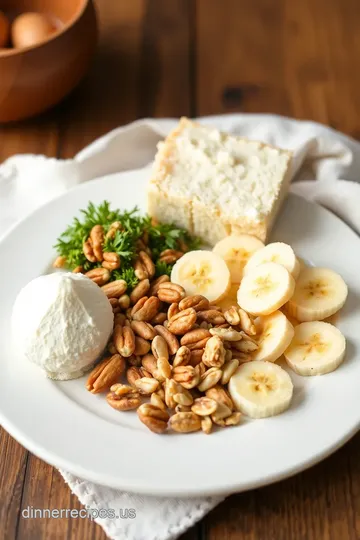 Irresistibly Moist Banana Nut Bread ingredients