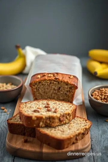 Irresistibly Moist Banana Nut Bread presentation