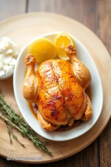 Lemon-Herb Roasted Chicken with Juicy Flavor ingredients