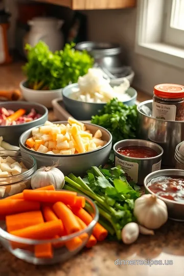 Luxurious Golden Demi Glace Recipe ingredients