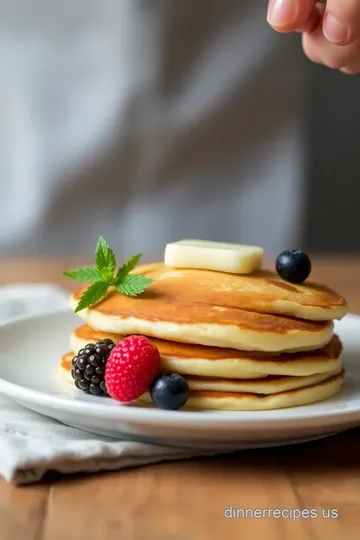 Heavenly Fluffy Pancakes with Organic Baking Soda presentation
