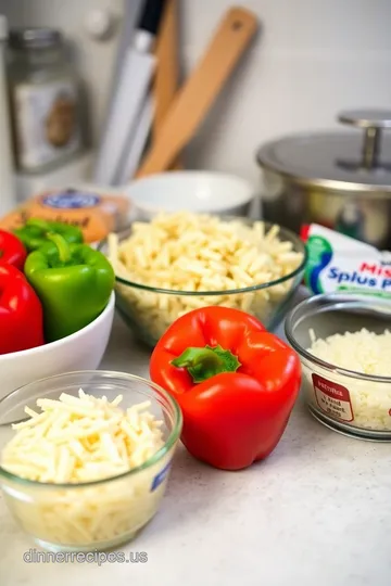 Mini Savory Stuffed Peppers ingredients