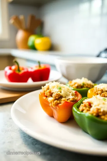 Mini Savory Stuffed Peppers steps