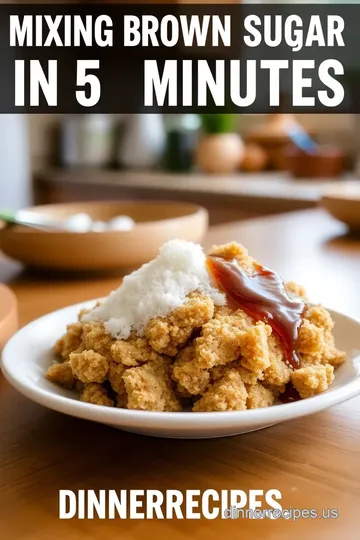 Quick &amp Easy Brown Sugar Mix: Perfect for Baking in Just 5 Minutes! steps