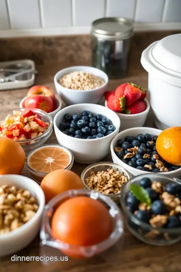 Quinoa and Fruit Salad with Citrus Vinaigrette ingredients