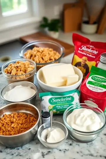 No-Bake Cheesecake with a Warm Spice Twist ingredients