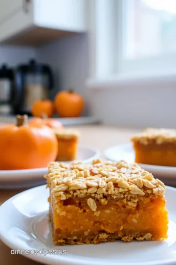 Nostalgic Persimmon Bars with Crunchy Oatmeal Topping steps