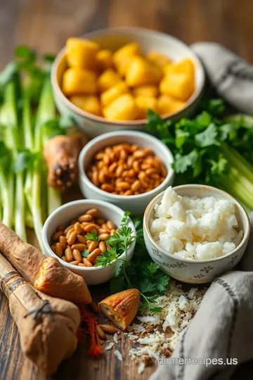 Speedy One-Pot Coconut Curry Chicken ingredients