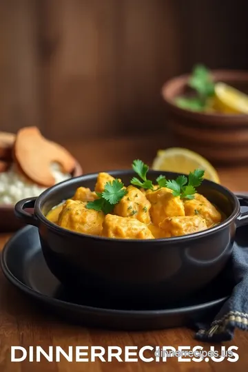 Speedy One-Pot Coconut Curry Chicken presentation