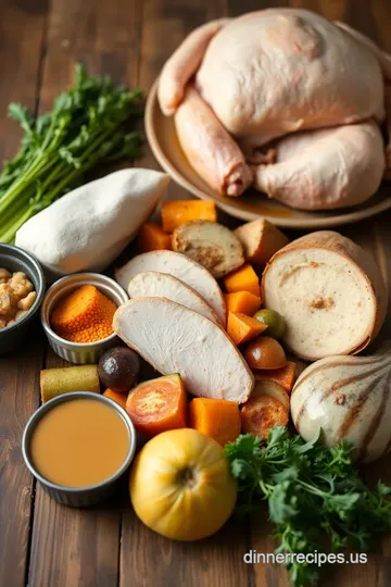 Herb-Roasted Turkey Dinner with Seasonal Vegetables ingredients