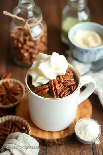 Microwave Pecan Pie in a Mug ingredients