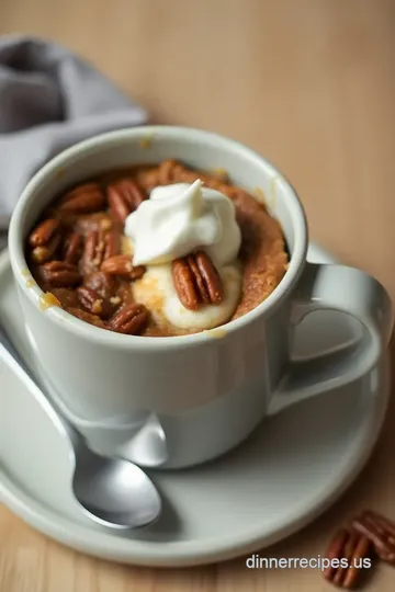 Microwave Pecan Pie in a Mug steps