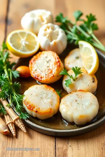 Quick and Tender Garlic Butter Scallops ingredients