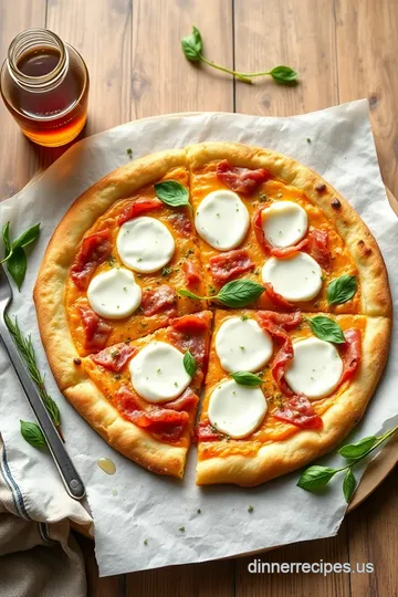 Bake Prosciutto Burrata Pizza with Honey steps
