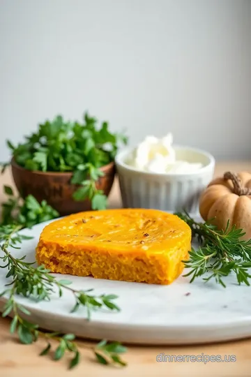 Bake Pumpkin Focaccia with Fresh Herbs ingredients