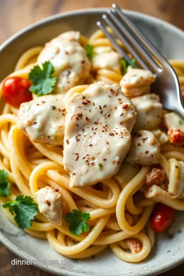 Marry Me Chicken Pasta presentation