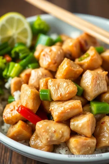 Mad Chicken Careers Stir-Fry presentation