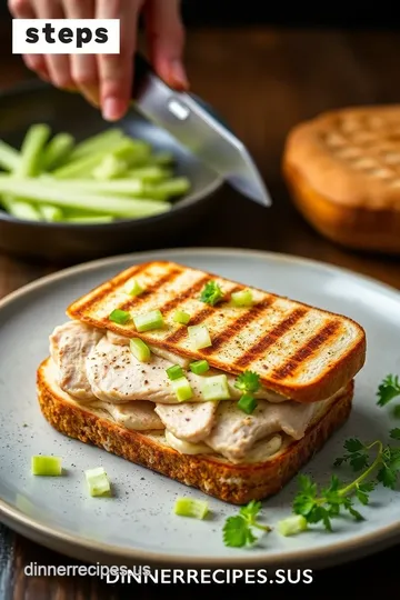 Grilled Tuna Melt with Crunchy Celery steps