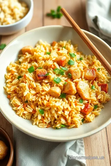 Flavor-Boosted Chicken Fried Rice steps