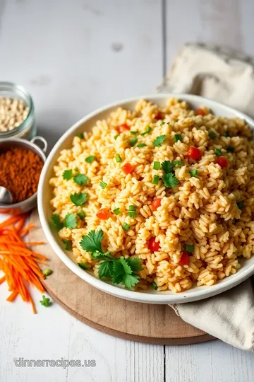 Quick Leftover Turkey Fried Rice Recipe ingredients