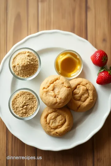 Quick Peanut Butter Cookies Delightful Treats ingredients