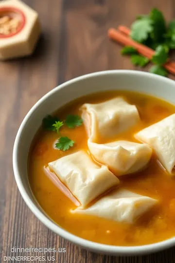 Quick Wonton Soup with Pork &amp Ginger steps