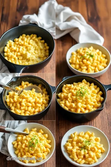 Quick Stovetop Mac and Cheese Delight steps