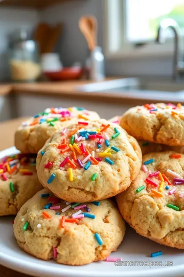 Rainbow Sprinkle Cookies steps