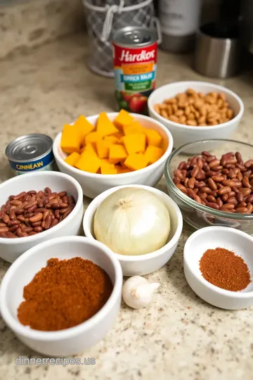 Recipe Squash and Kidney Beans: 5 Easy Steps for a Delicious Meal! ingredients