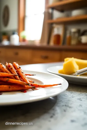 Honey-Glazed Roasted Carrots with Pomegranate Seeds steps