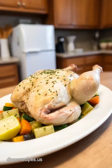 Roast Chicken with Herb Butter &amp Veggies steps