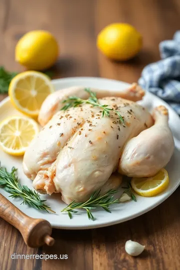 Lemon &amp Garlic Roast Chicken: A Zesty Delight ingredients